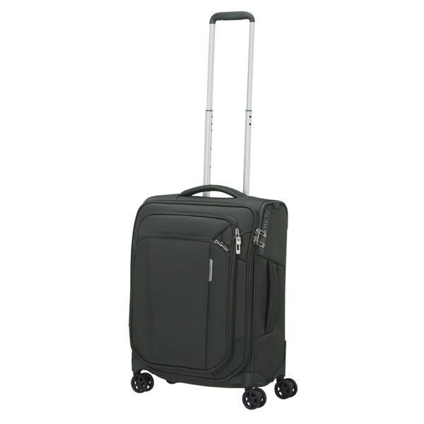 ⁦מזוודת טרולי מתרחבת קלת משקל Samsonite RESPARK זית פרמיום כולל נעילה כללית⁩ – תמונה ⁦3⁩