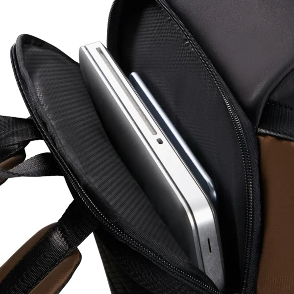 ⁦תיק גב Samsonite Relyon M Flap(15.6") KP803003 חום⁩ – תמונה ⁦11⁩