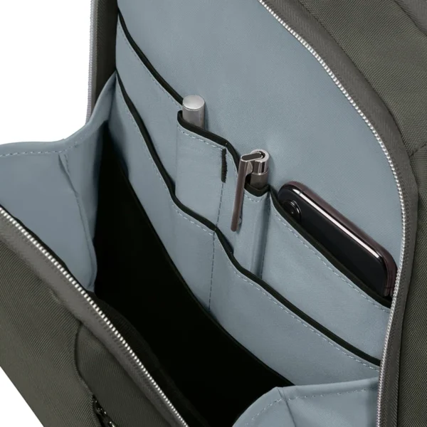 ⁦Samsonite Guardit Classy Samsonite תיק גב 14.1 אינץ' ירוק מתכת KH124002⁩ – תמונה ⁦11⁩