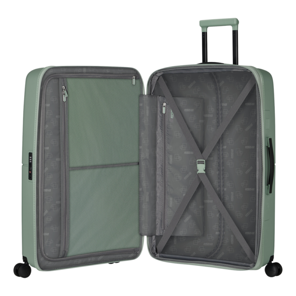 ⁦✅ American Tourister DashPop 77cm – מזוודה קשיחה גדולה, קלה ועמידה לכל נסיעה⁩ – תמונה ⁦6⁩