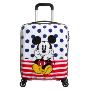 מזוודת מיקי מאוס כחולה לילדים American Tourister 53 ס"מ
