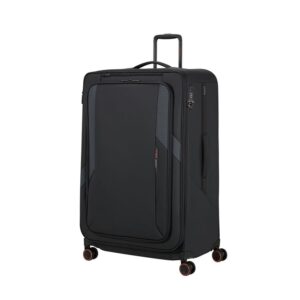 מזוודת Samsonite Glazed 84 ענקית רכה מתרחבת בצבע שחור